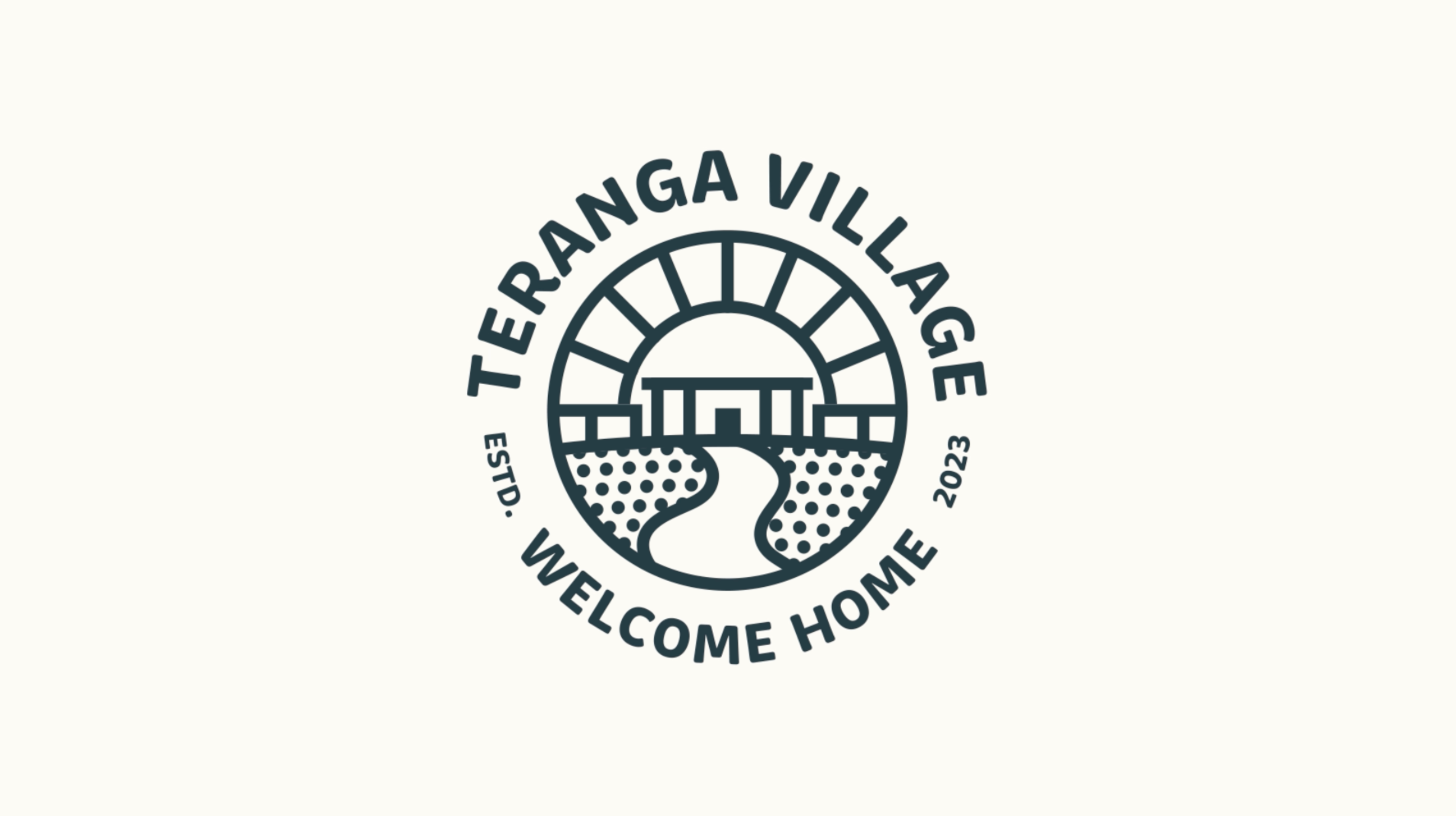 Terenga Village LOGO ANIMATION 2d animation africa animation logo animation logo build motion graphics non profit village