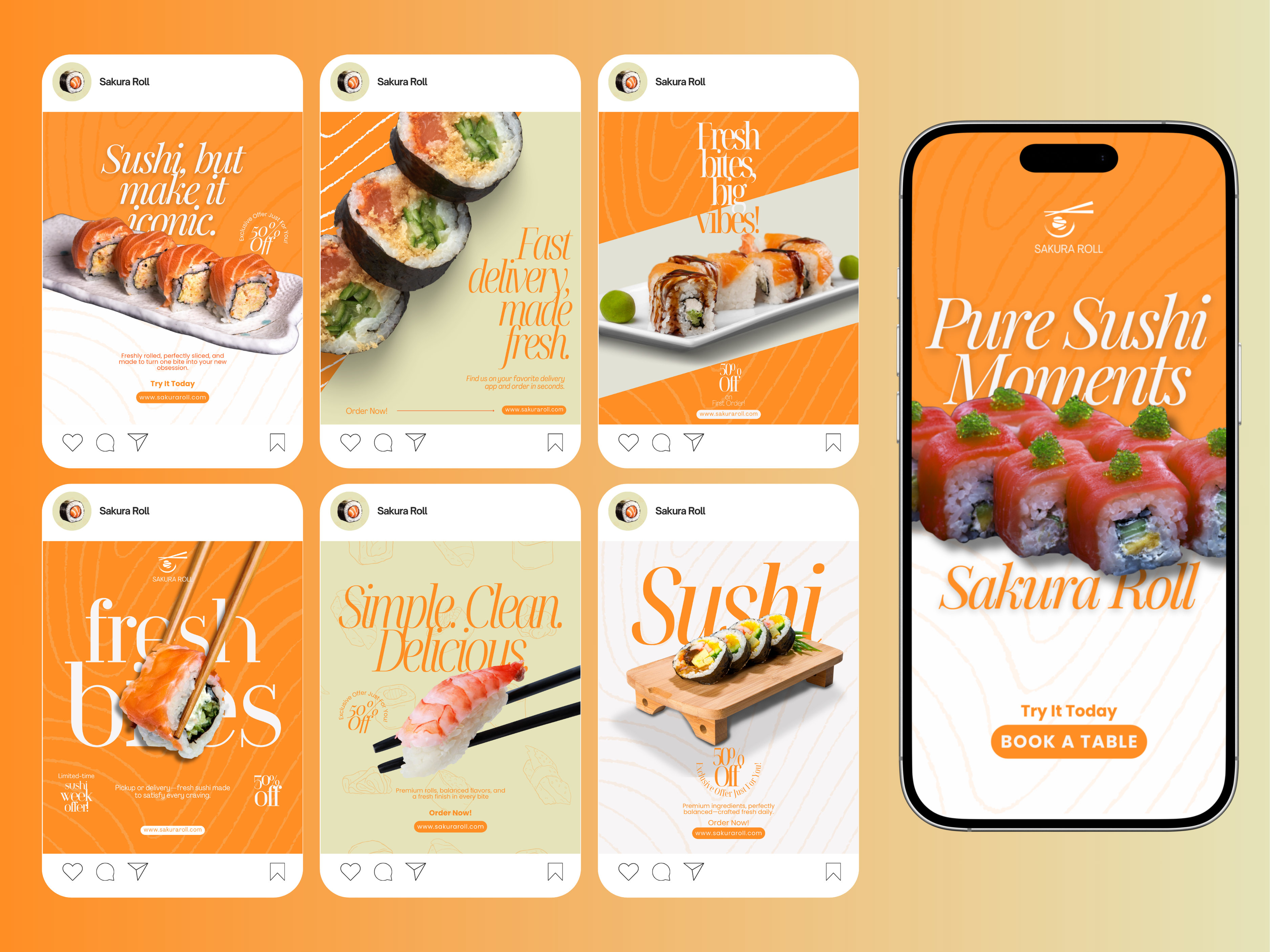 Example of Instagram Template System For Businesses