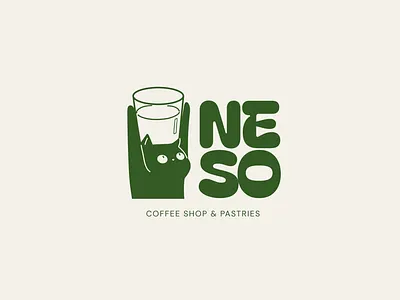 NESO — Logo Design for Coffee & Pastry Shops bakery logo brand design brand identity cafe branding cafe logo character design coffee branding coffee logo coffee shop logo food branding graphic design hospitality branding instagram branding logo design logo mockup mascot logo pastry branding social media branding typography visual identity