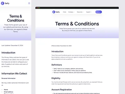 Saify — AI Marketing SaaS Website Design agency ai ai website business clean email landing page lead generation marketing marketing tool marketing website minimal saas saas website startup ui ux web design website website design