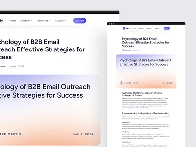 Saify — AI Marketing SaaS Website Design agency ai ai website business clean email landing page lead generation marketing marketing tool marketing website minimal saas saas website startup ui ux web design website website design