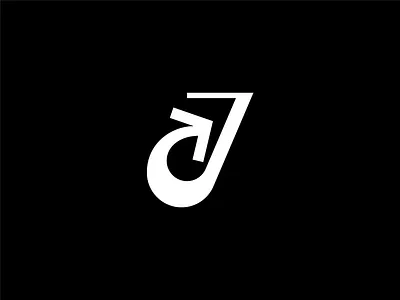 Letter J — Kinetic Monogram — Logo Design, Animation abstract logo arrow logo branding icon kinetic monogram letter j letter j logo lettering logo logo animation logo design logotype minimalist logo modern logo monogram typography ui