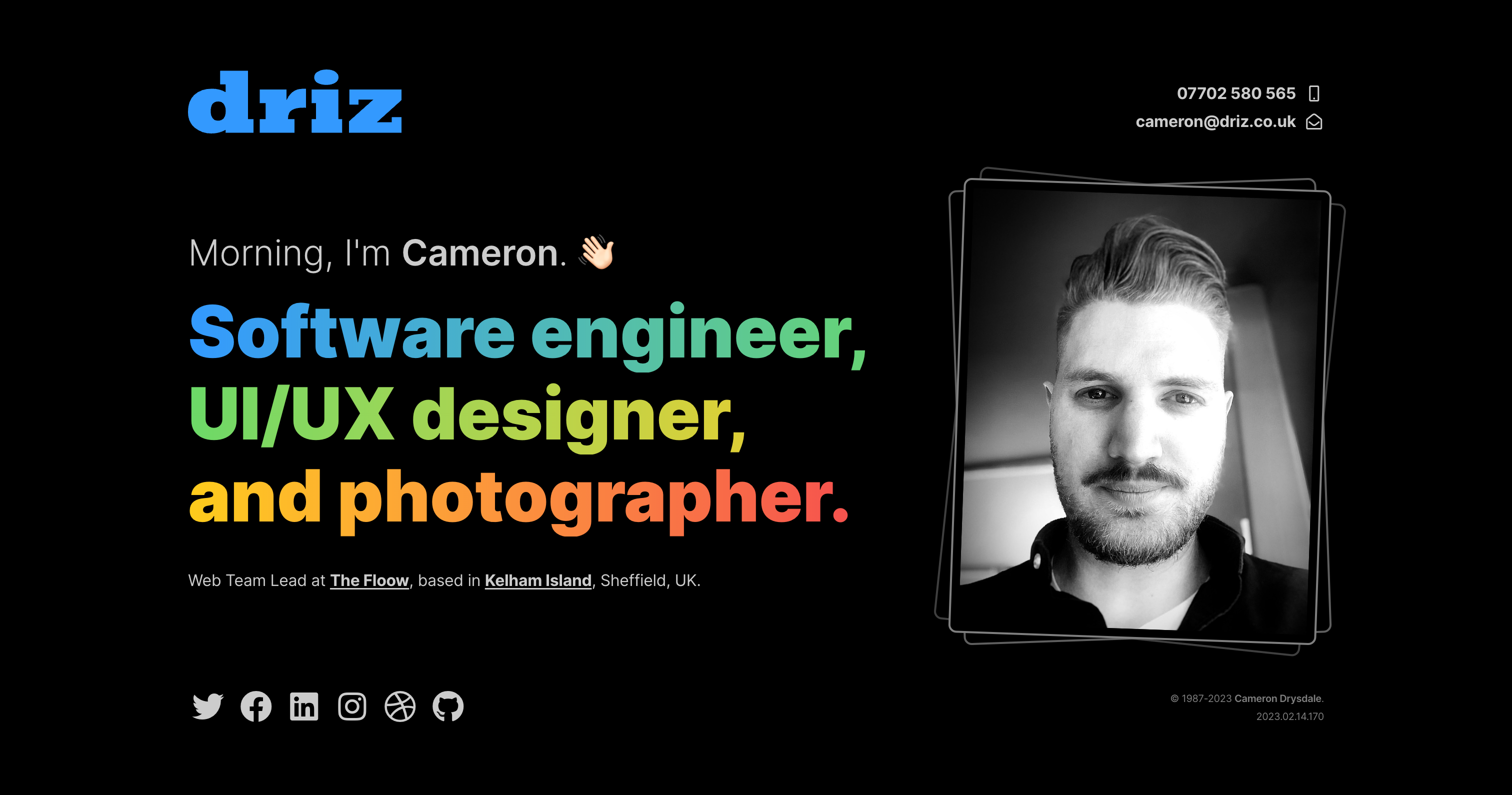 Shot #20653087 personal website