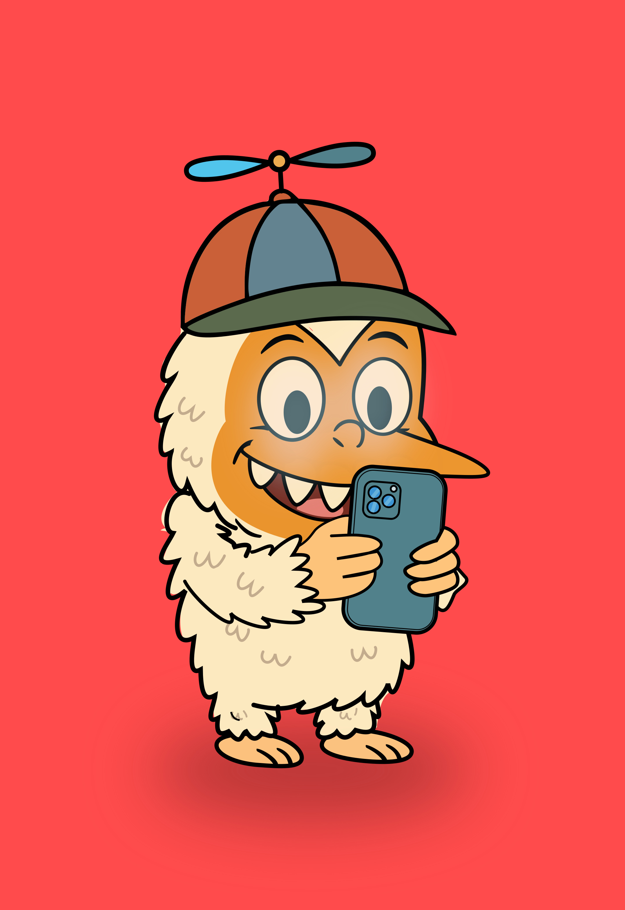 mascot - doom scroll doom scroll illustration mascot project phone shunte88 vector