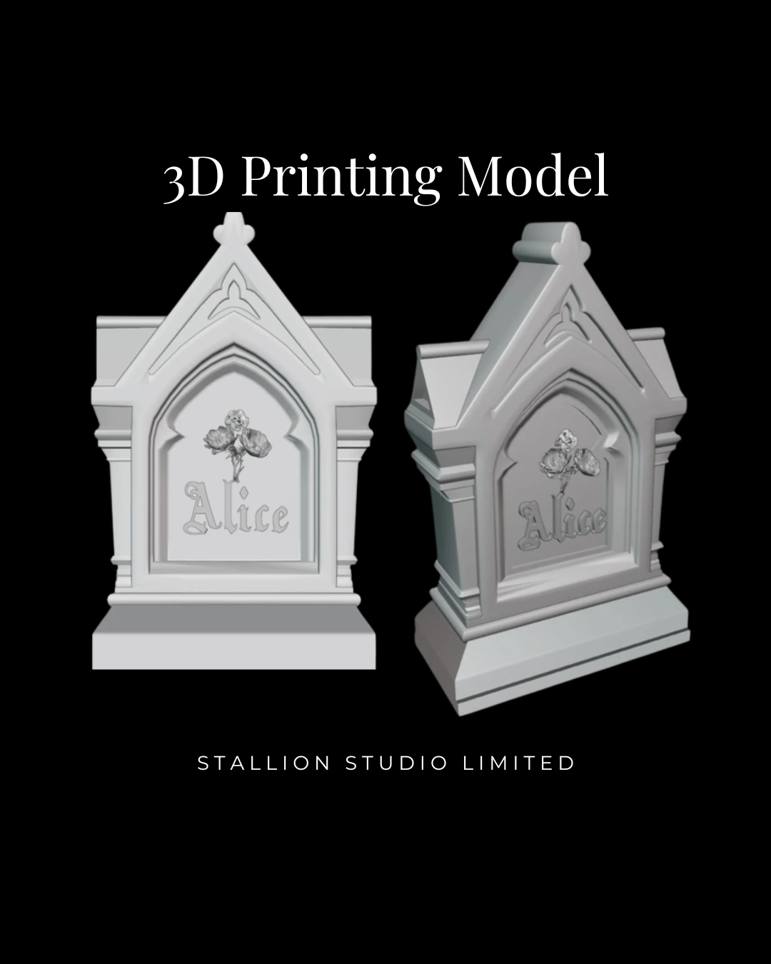 Commission for 3D Printing Model 3 3d model alice bjd toys commission miniatues printing model sculpture stallion studio limited