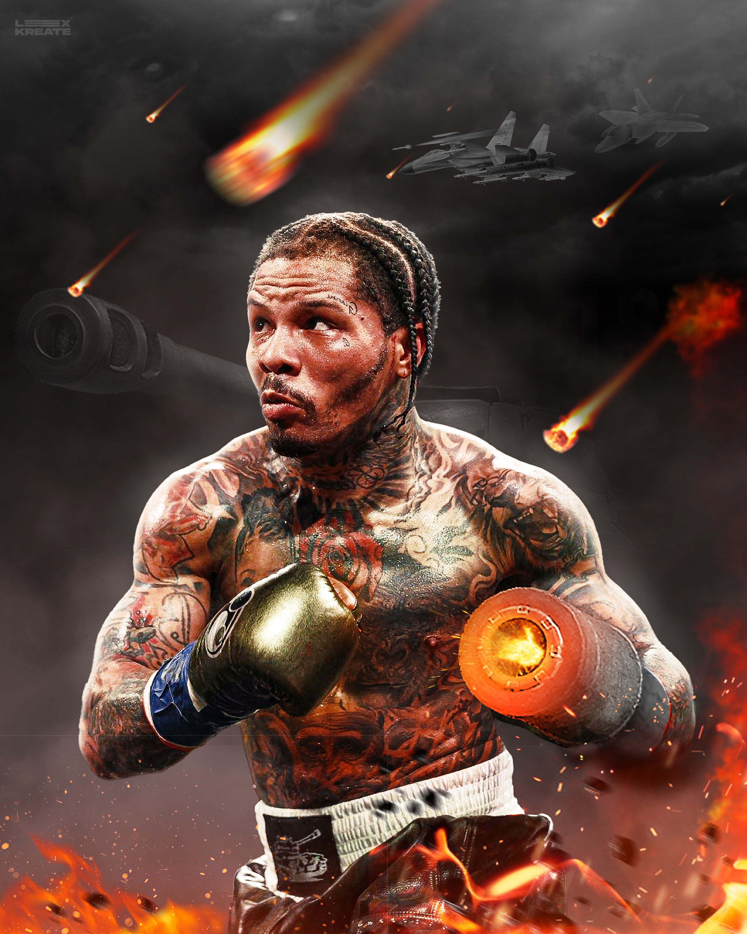 Gervonta Davis boxing boxing designer boxing poster boxing poster design boxing ring fight fight poster gervonta gervonta davis posterdesigner ring magazine sports poster tank davis