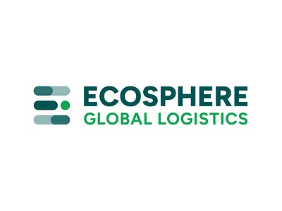 Ecosphere Global Logistics Logo branding logo