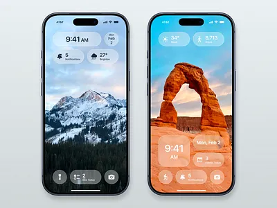 iOS Lock Screen, Reimagined with Control Center Modularity apple control center design interaction design ios liquid glass lockscreen mobile product design ui ui design ux ux design widgets