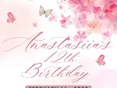 INVITATION card I BIRTHDAY card design graphic design invitation