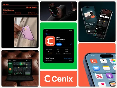 Cenix - Crypto Exchange & Investment Platform Full Branding brand designer brand identity brandidentity branding crypto crypto branding crypto wallet fintech fintechbranding logodesign modern logo timeless logo