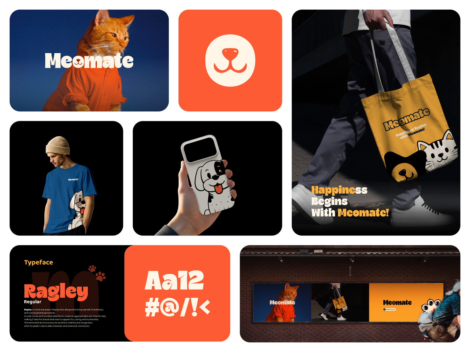 Meomate | Pet Logo & Brand identity brand identity branding cat cat brand logo logo design modern logo packaging design pet branding pet care pet food pet logo premium pet logo product design smtech24 totybag design tshart design typography visual idenity wordmark