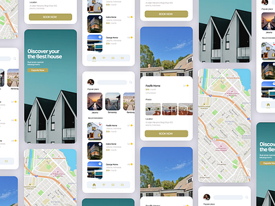 Rent House apps mobile - design design mobile apps mobile design ui ui design uiux ux