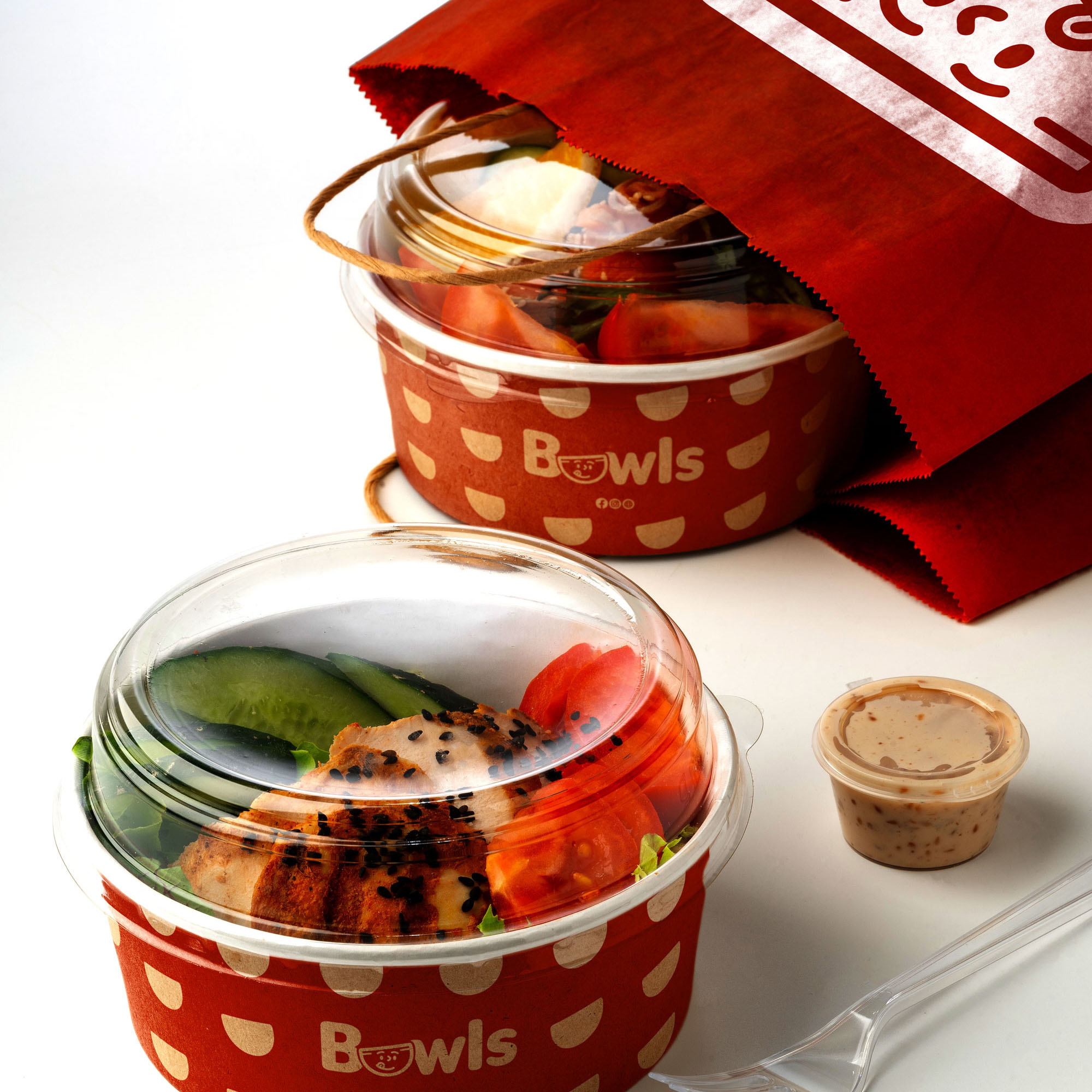 Bowls art direction branding food food stall graphic design logo los angeles usc usc hospitality visual identity