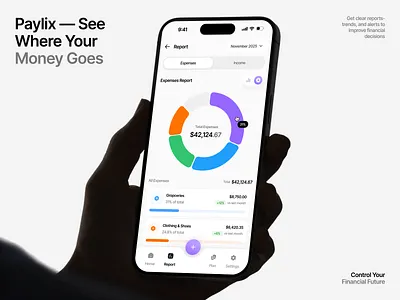 Finance Mobile App | Expense Tracker app app design app ui budget expense tracker finance finance app fintech mobile app mobile app design personal finance savings tracking