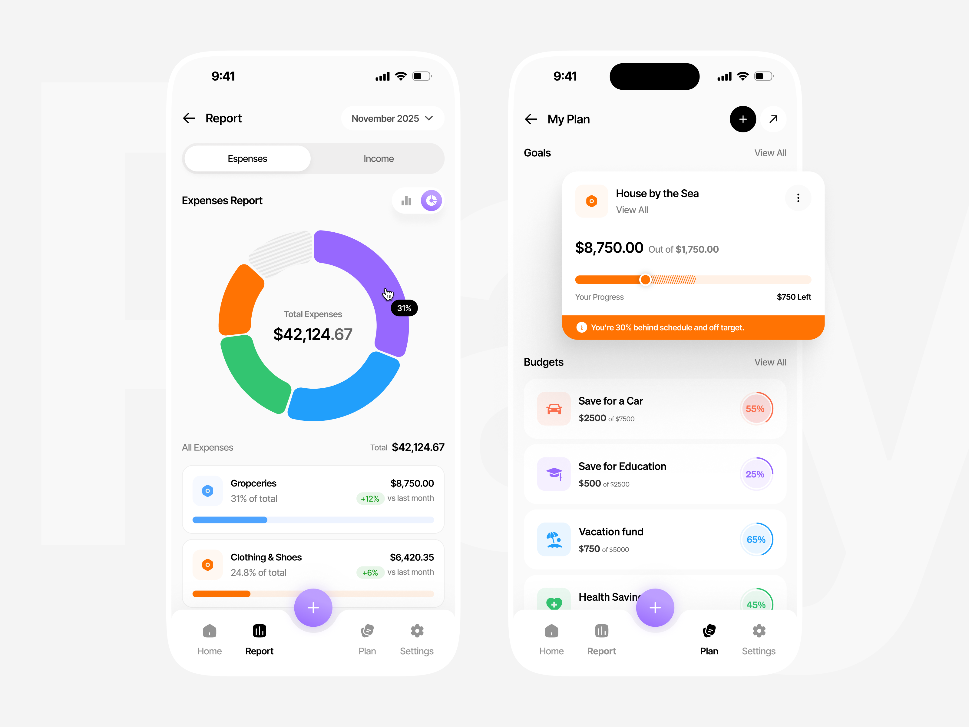 Example of Mobile App UI UX Design Concepts