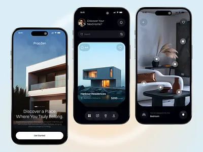 House Rent App | Property App apartment apartment rent app app design booking app booking application home rent app home rental app house rent app interface minimal mobile app mobile app design product design property app real estate agency real estate app real estate design rent app ui design uiux design