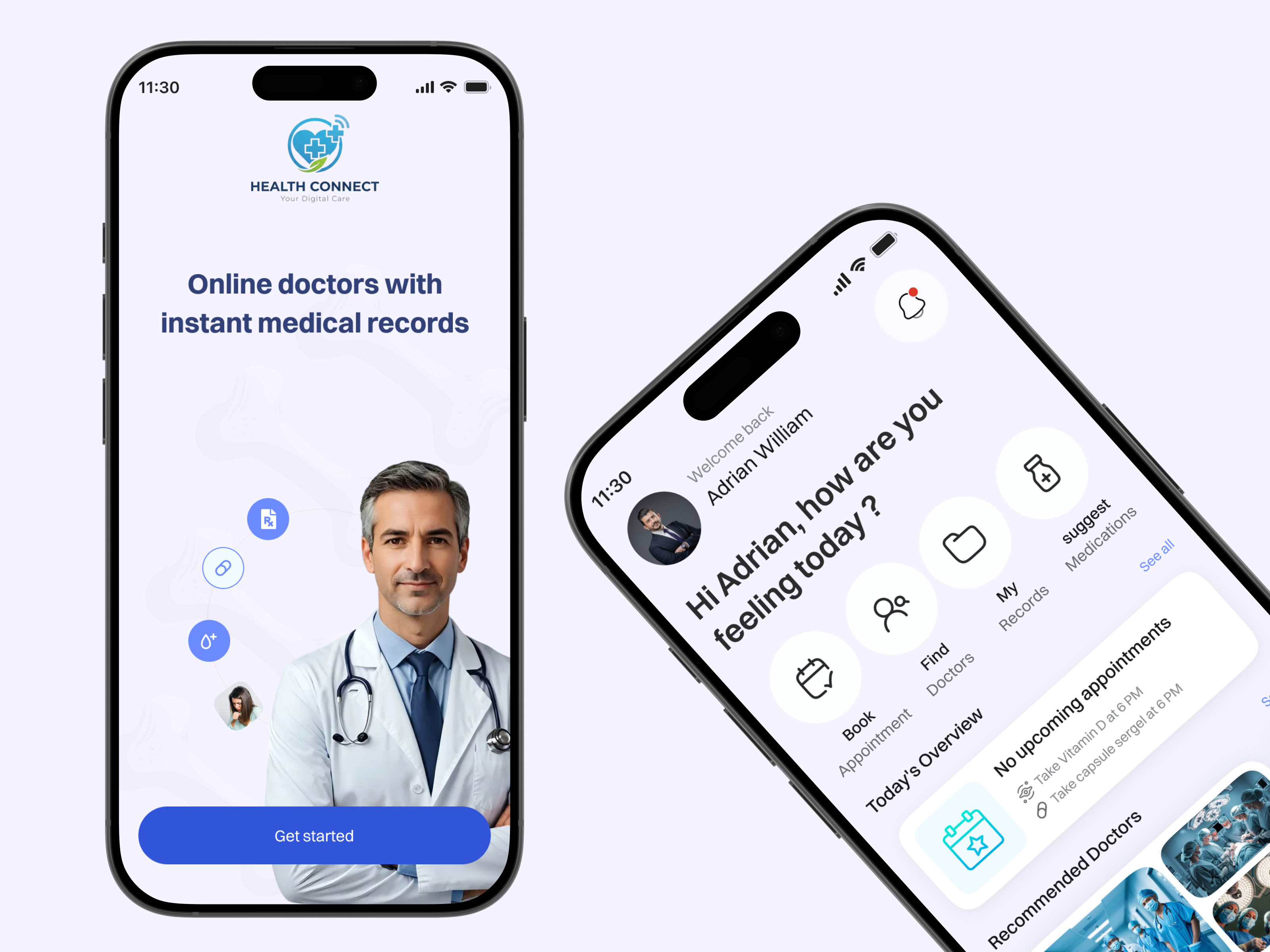 Healthcare Mobile App UI app ui application booking app clean ui doctor app figma health app healthcare interaction design ios app medical minimal design mobile mobile app mobile ui modern ui product design ui design user experience ux design