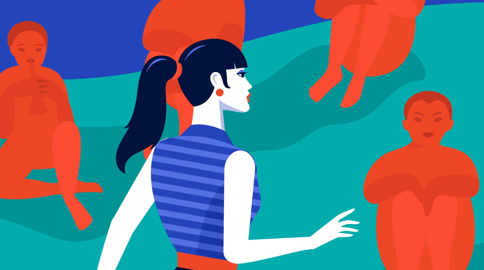 Matisse situation 2d animation affair animation art artist character encounter gallery illustration intrigue matisse motion graphics museum painting romance