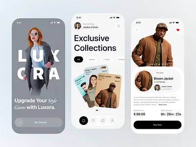 E-Commerce Fashion Mobile App | Trend-Driven Shopping Experience app clothing app ecomerce ecommerce app fashion app fashion store fashionui kids fashion luxury fashion app marketplace mobile app mobileappdesign modernui online shop online store productdesign shopping app store uiux