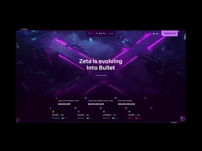 ZETA blockchain crypto decentralised nadcablabs token trade ui userexperience userinterface ux web3 zeta