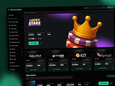 Streamer Personal Website branding dark mode darkui game design gaming website landing page livestreaming marketing website personalwebsite streaming visualdesign website