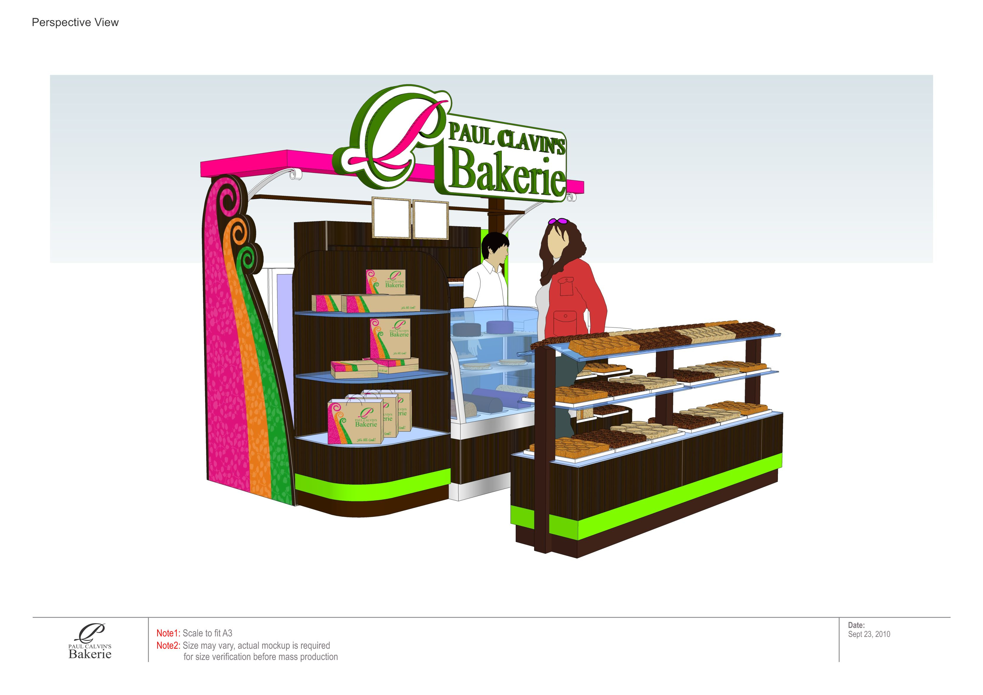 Example of Flagship Kiosk Design Package