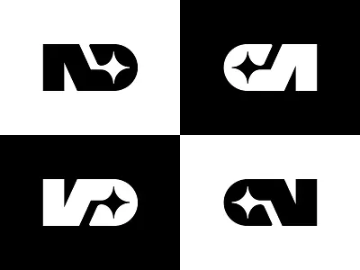 ND Logo, DN Logo, CN Logo brand identity branding c logo cn logo creative logo d logo dn logo logo logo design logo designer logos logotype minimalist logo modern logo n logo nd logo spark spark logo symbol vector