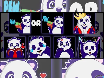 Panda static emotes