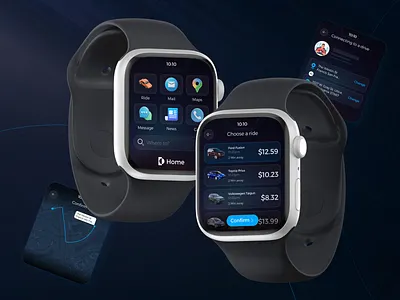 Wearable | Smart Watch App Design ⌚️ app app design app development app ui digital watch mobile app mobile app design mobile ui ride tracking app smart watch app smartwatch assistant tracking device ui ui design uiux ux watch app watch app design wearable app wearable app design