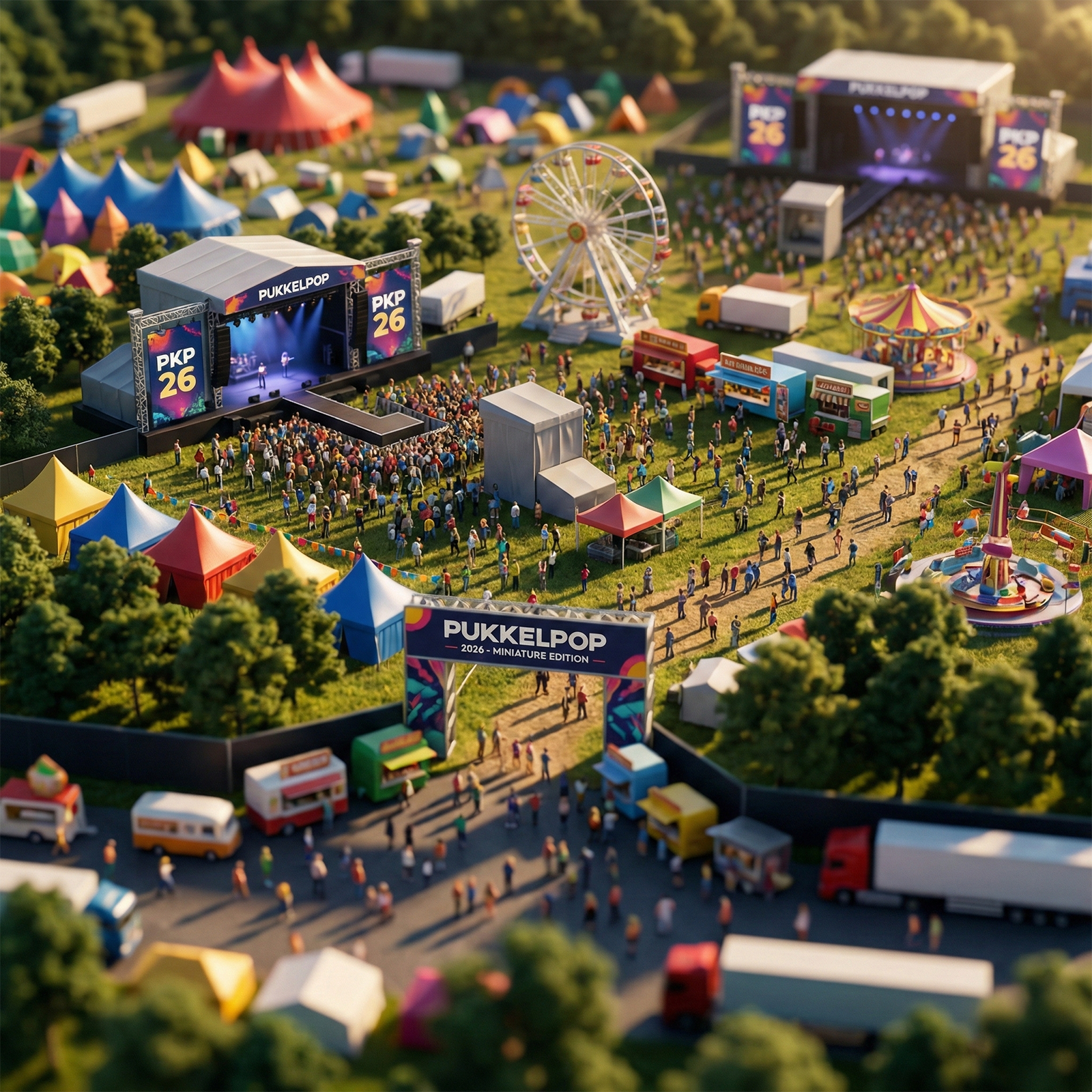Pukkelpop festival miniatures