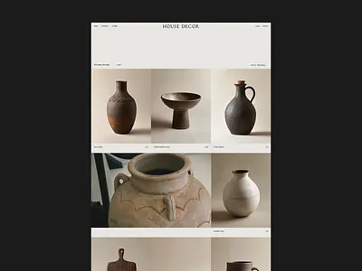 House Decor Shopify Theme - Issue 147 beige decor ecommerce lading page layout minimal minimaldesign plp product product landing page shopify shopify template shopify theme store template theme ui ux web webdesign