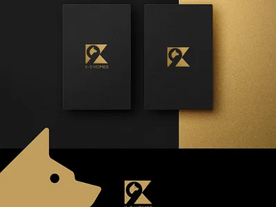 Letter 'K' and number '9' and pet Logo 3d animation branding graphic design logo motion graphics ui