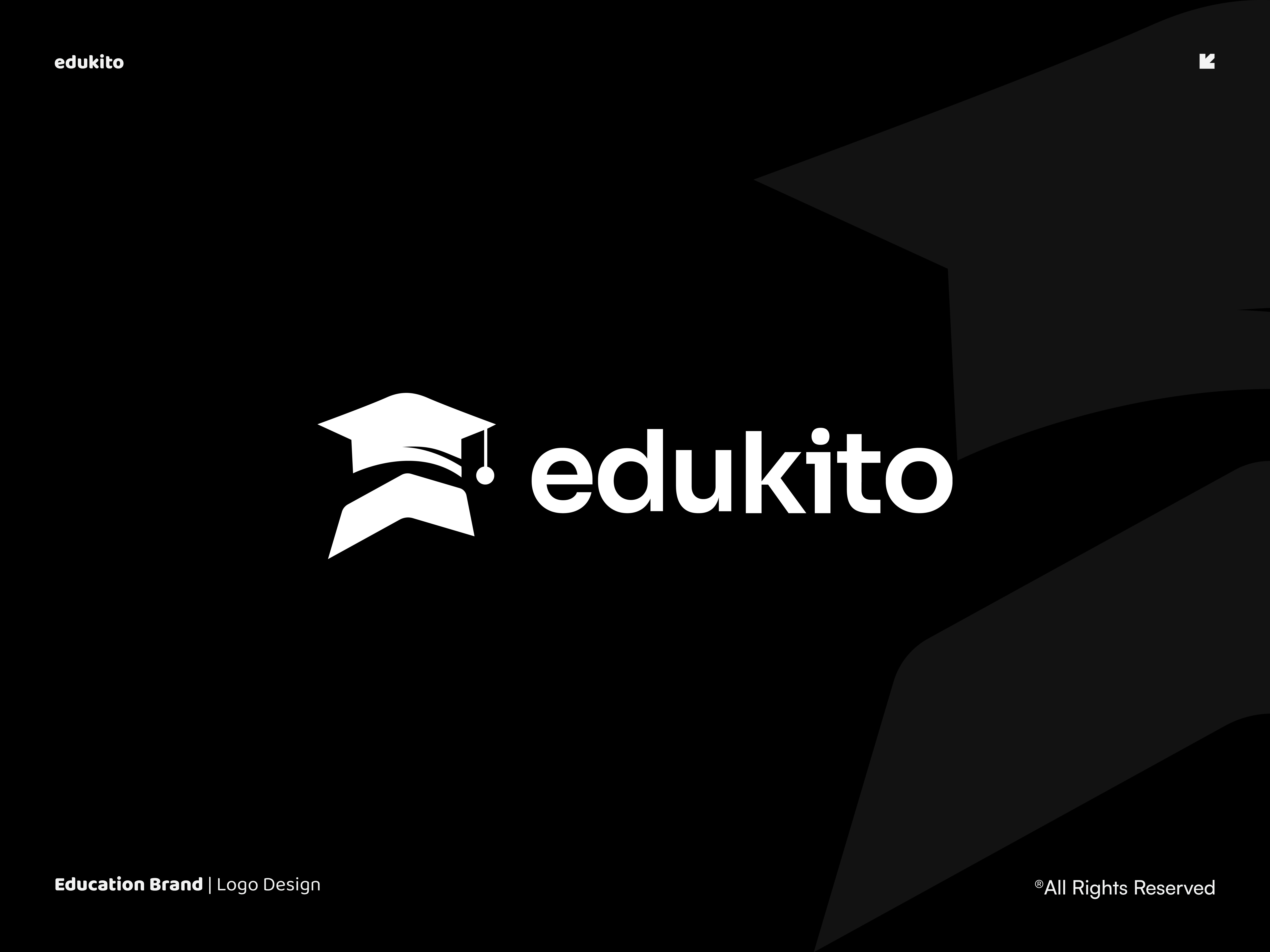 Example of Educational Academy Ed Tech Learning Logo