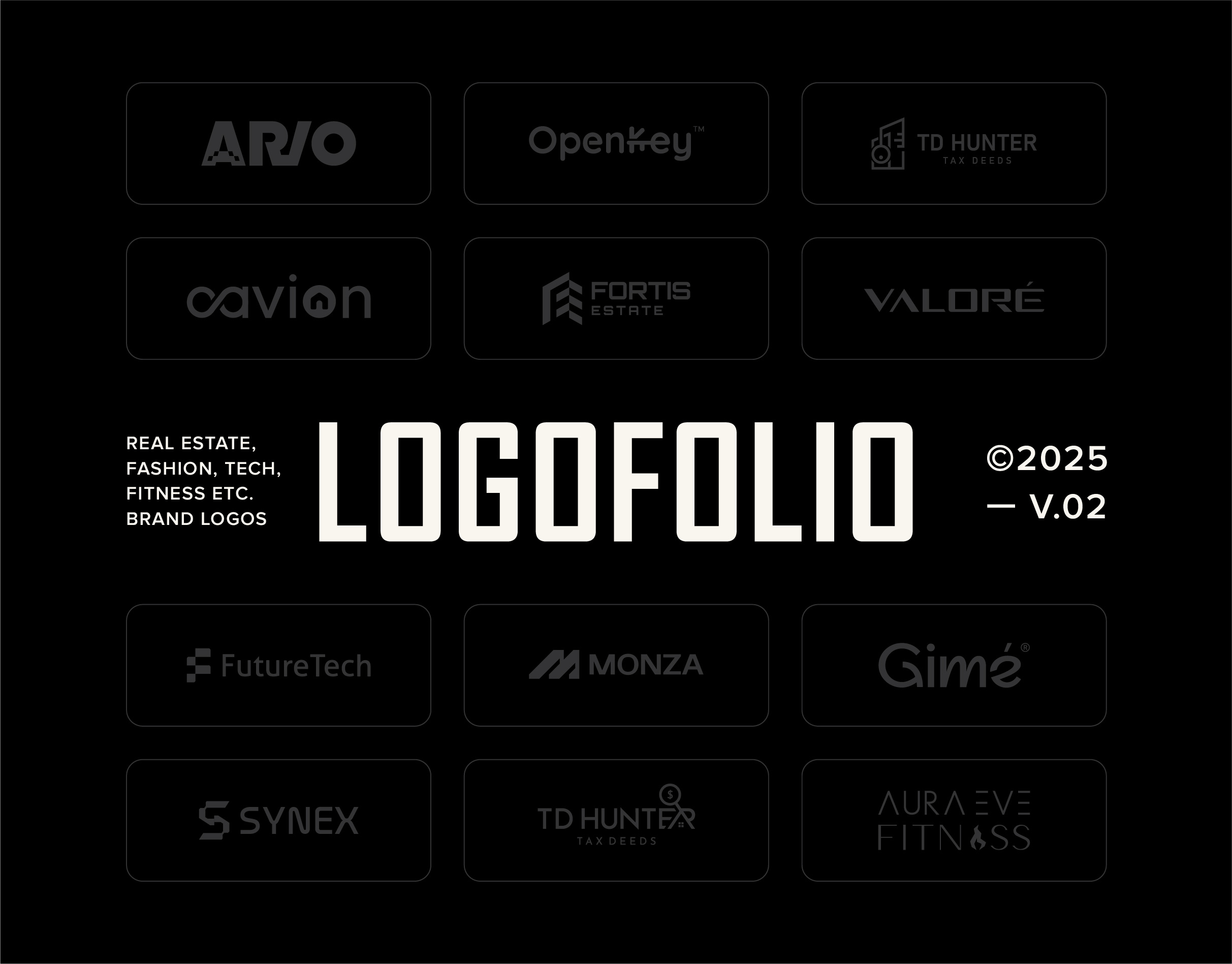 Real Estate, Fashion, Tech & Fitness Logo Mark Collection 2025 brand guideline brand identity branding custom logo fashion logo fitness logo graphic design gym logo icon initial logo logo logo design logo folio logo mark minimal logo modern logo real estate logo realtor tech logo typography logo