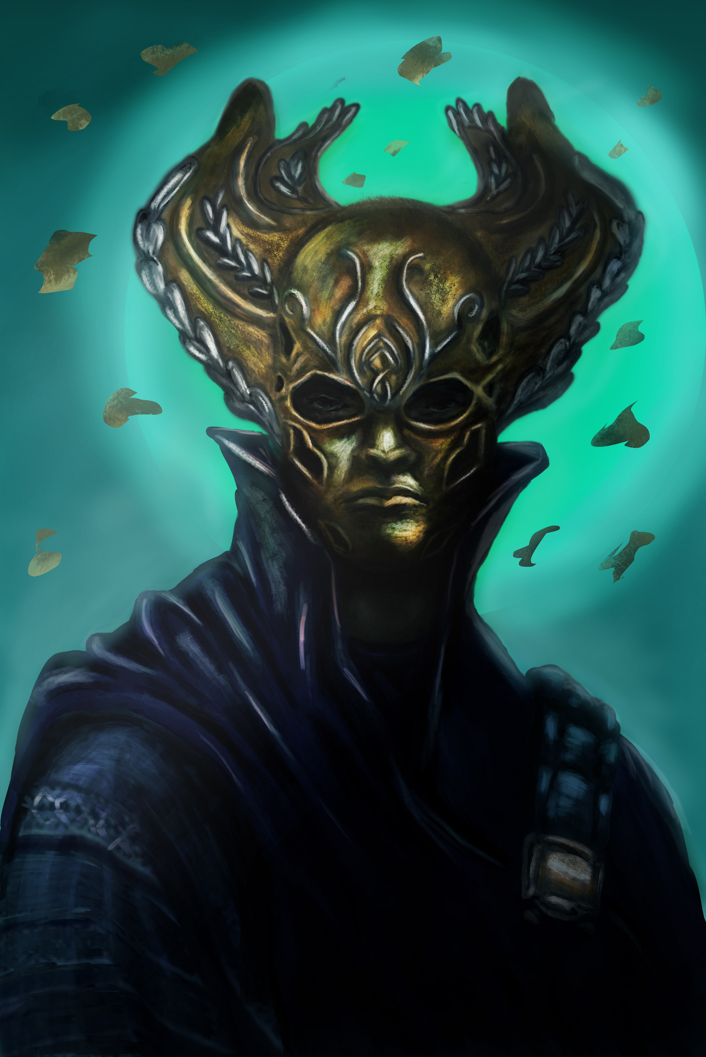 Mask/concept art by Reka Vass on Dribbble