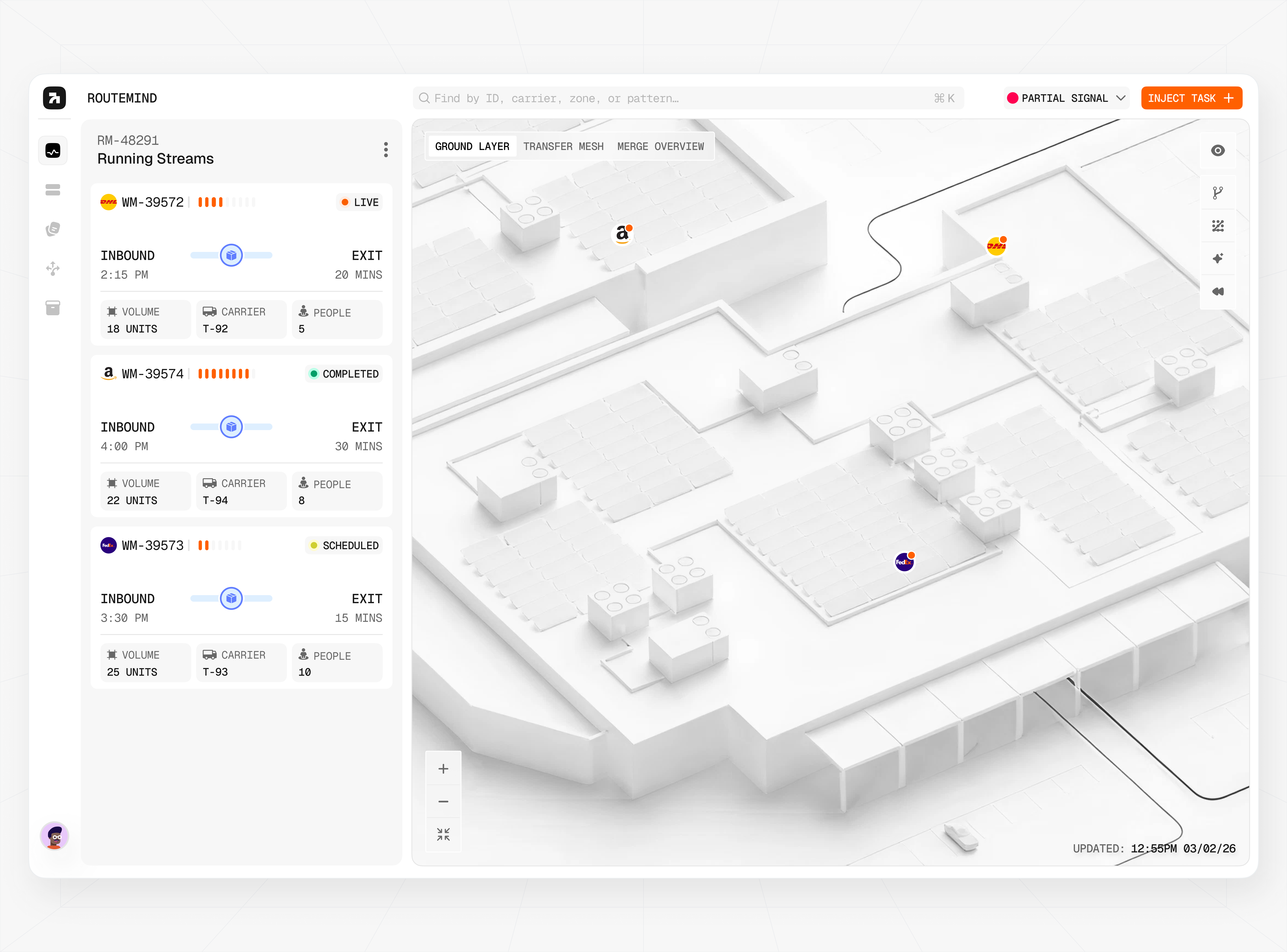 Logistic Dashboard Design ai clean design logistic logistic dashboard minimal startup tech ui ui design