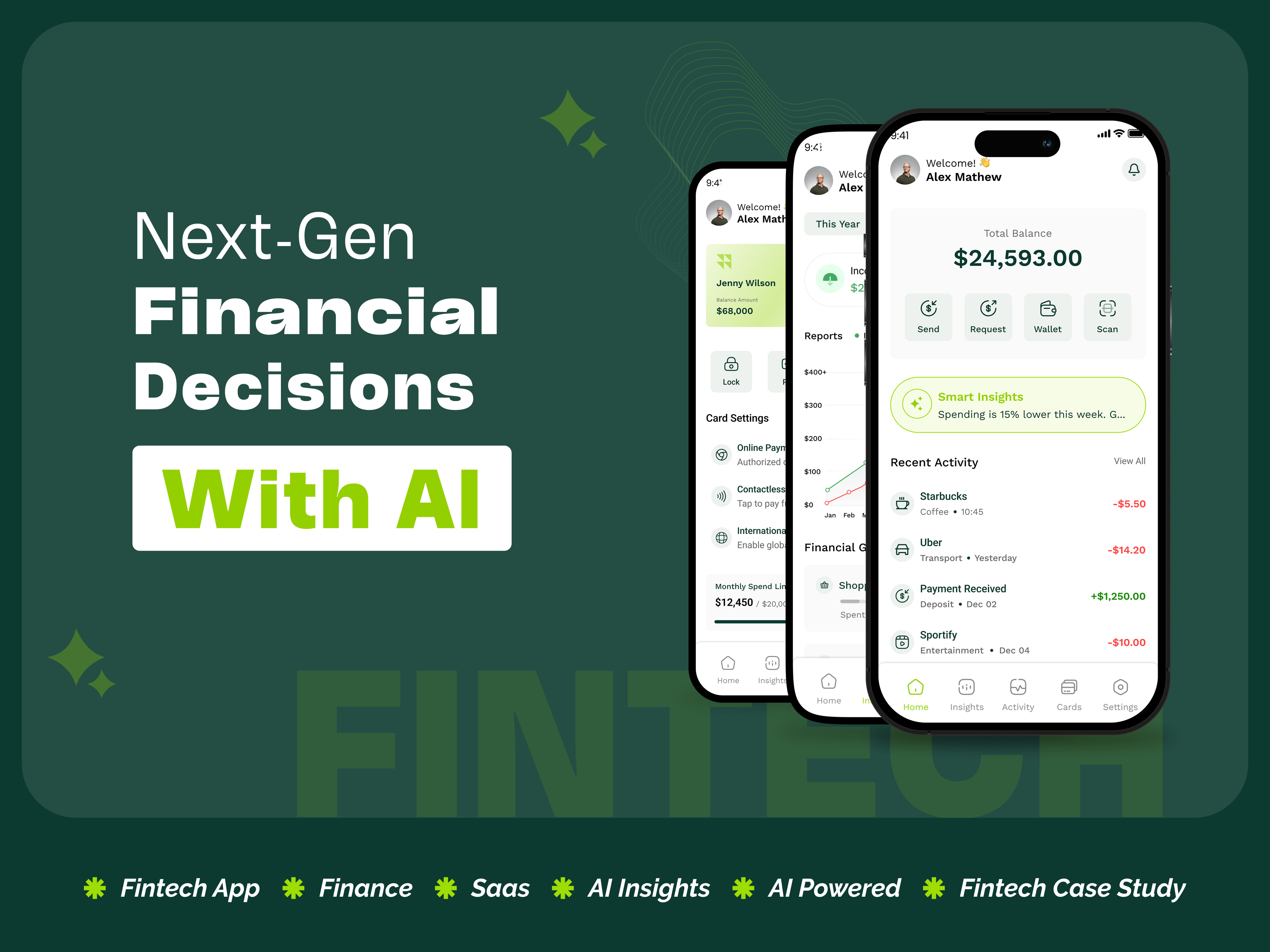 Example of Fin Tech Ai Saas Development