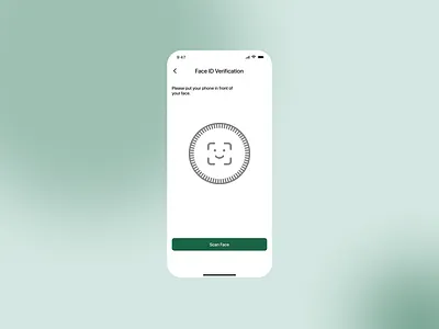 Face ID Verification UI faceid faceidpassword faceidverification facepassword facescan password