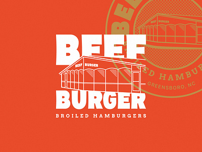Beef Burgers brand branding burger burgers food illustration logo restaurant
