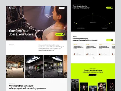 Bartos – Fitness website In Motion animation exercise fitness app fitness landing page fitness tracking fitness training gym gym website healthtech landing page motion graphics personal training ui design ux design wavespace web web design web interface website workout