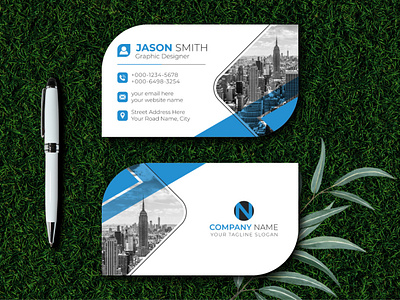 Die-Cut Business Card branding identity business agency business card contact corporate branding creative design custom design die cut elegant graphic design information luxury marketing minimalist modern name professional promotion simple template