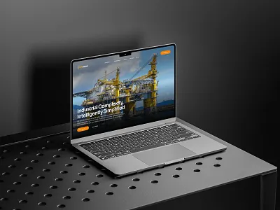 IFS industrial technology company landing page industrial tech landing page oil and gas web design website