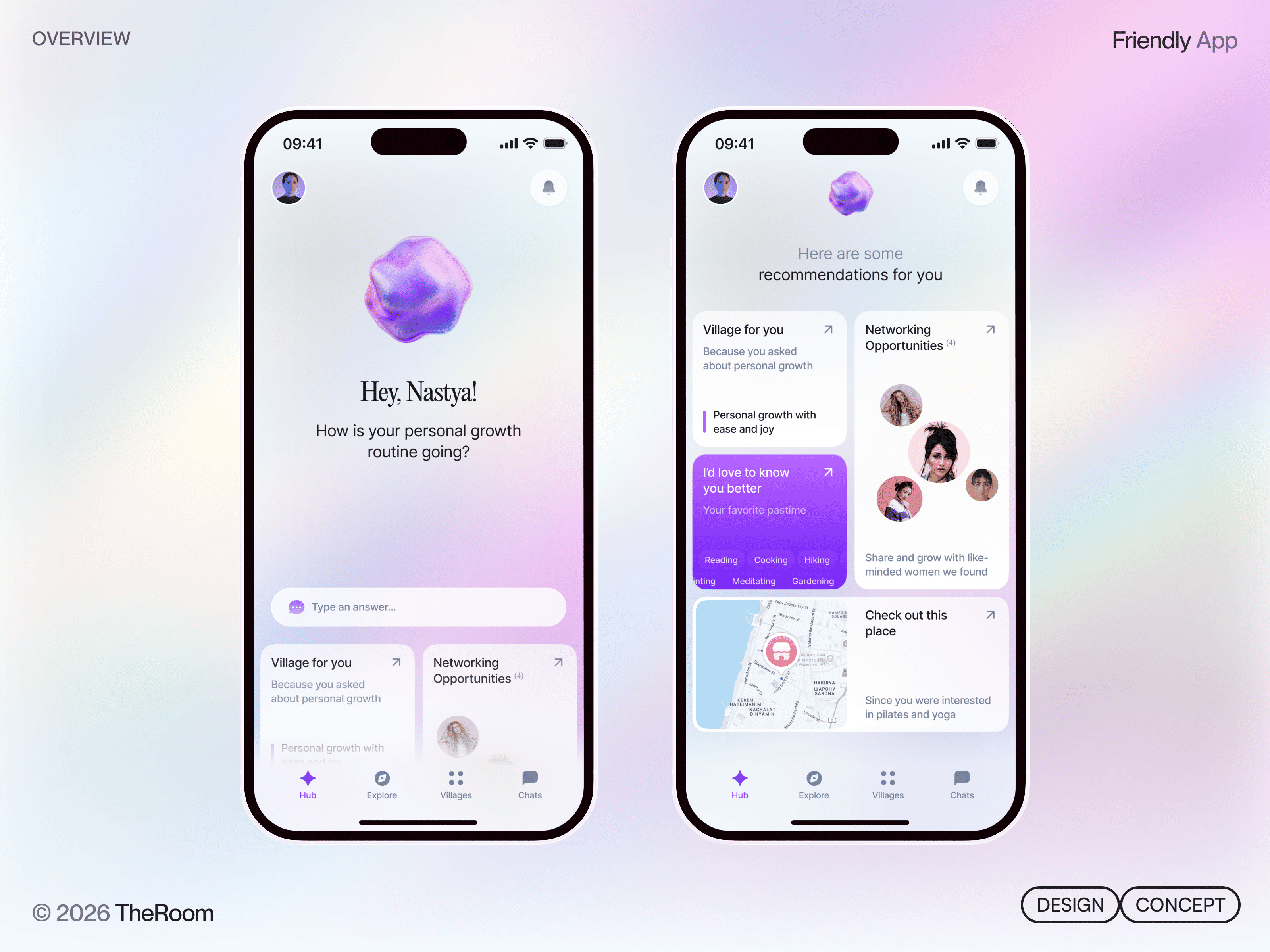 Friendly. Mobile App Design Concept