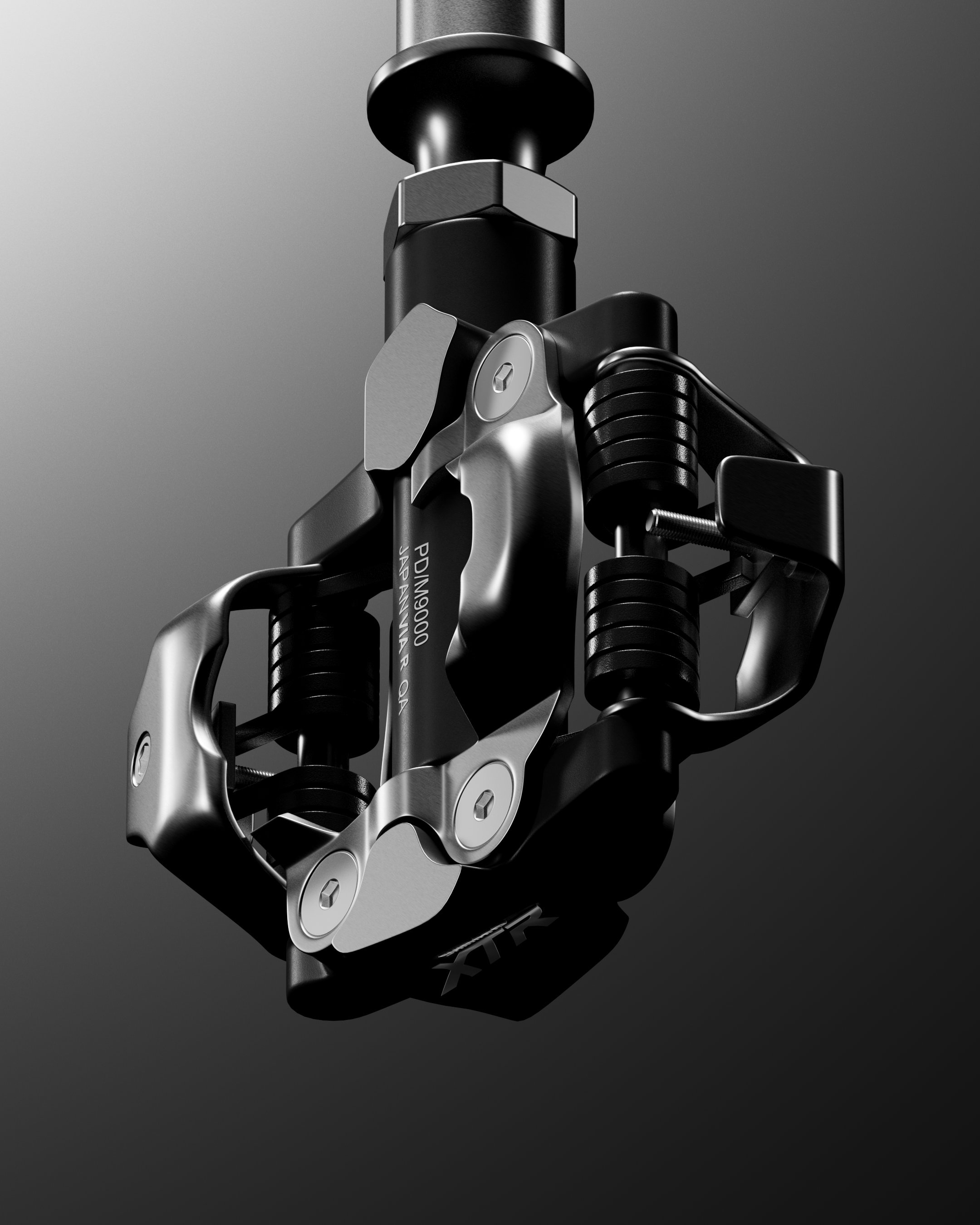 Shimano XTR Pedals 3d 3dart 3drender 3dvisualization animation branding cgartist cgi cinema4d cycling design designer detail graphic design illustration lookdev motion graphics product rendering visualization
