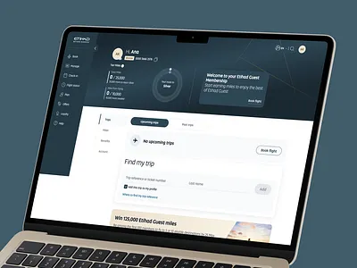 Etihad Guest Website Design design figma mockup ui ui ux uiux web design
