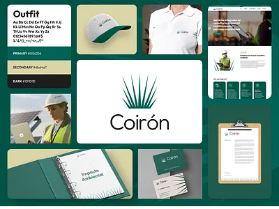 Coirón Consultoría Ambiental - Branding branding brandingdesign design graphic design logo ui ui design website