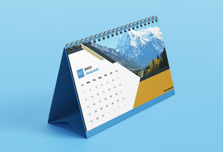 Table Calendar Design by Kreshant Kumar on Dribbble