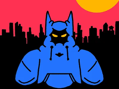 Hoodie - BTMN batman branding btmn character darkpenguin design hoodie illustration lines man sunset urban vector