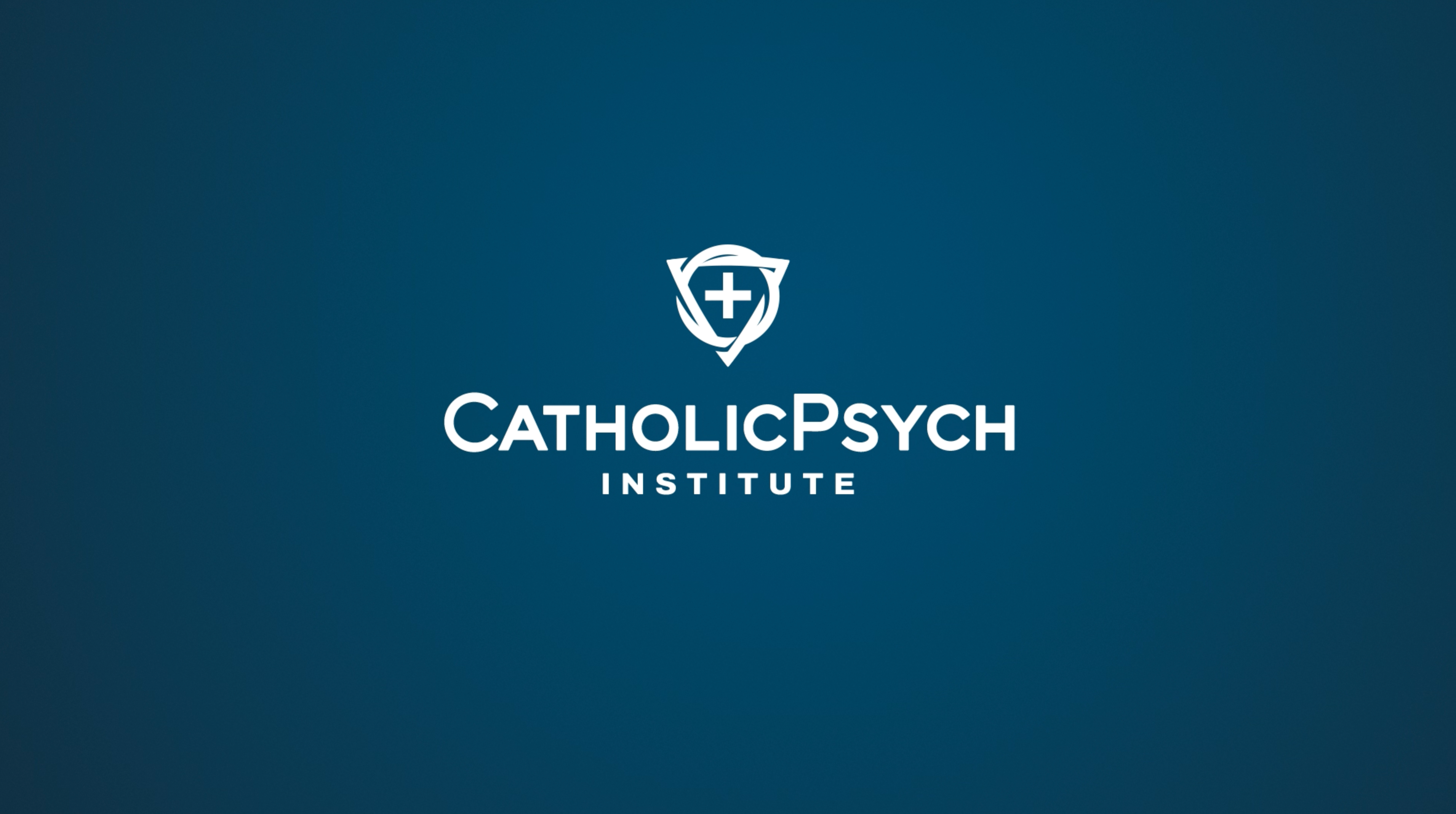 CatholicPsych LOGO ANIMATION 2d animation animation catholic institute logo logo animation logo build motion graphics psych therapy