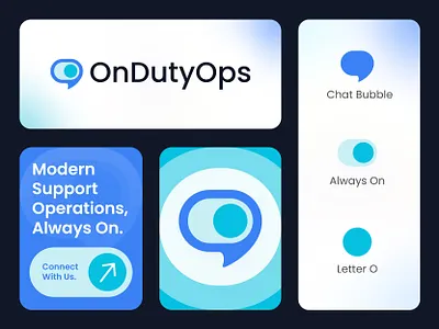 OnDutyOps - Logo Design & Branding ai logo brand identity branding business logo chat logo company logo crypto logo design e commerce logo finance logo graphic design logo logo design minimal logo modern logo platform logo saas logo startup logo tech logo unique logo